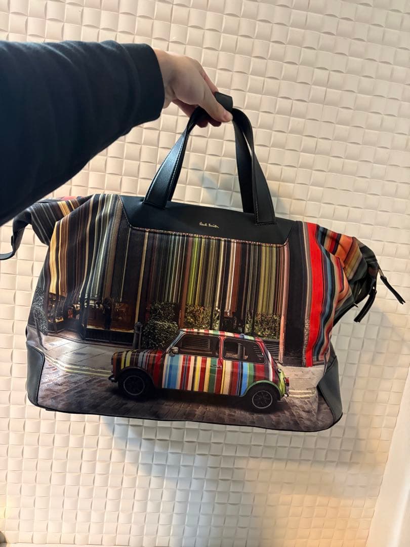 PaulSmith ポールスミス ミニクーパー ボストンバッグ ストライプ レア
