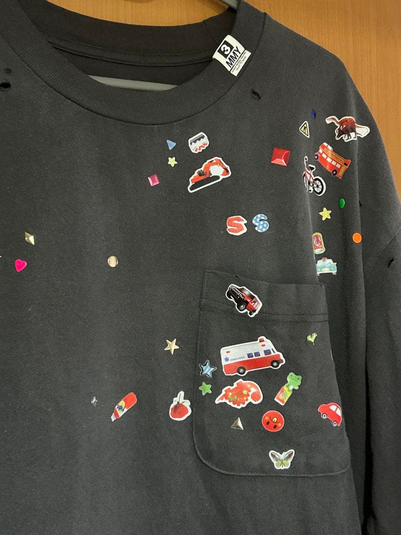 MIHARAYASUHIRO Kids Sticker Printed Tシャツ
