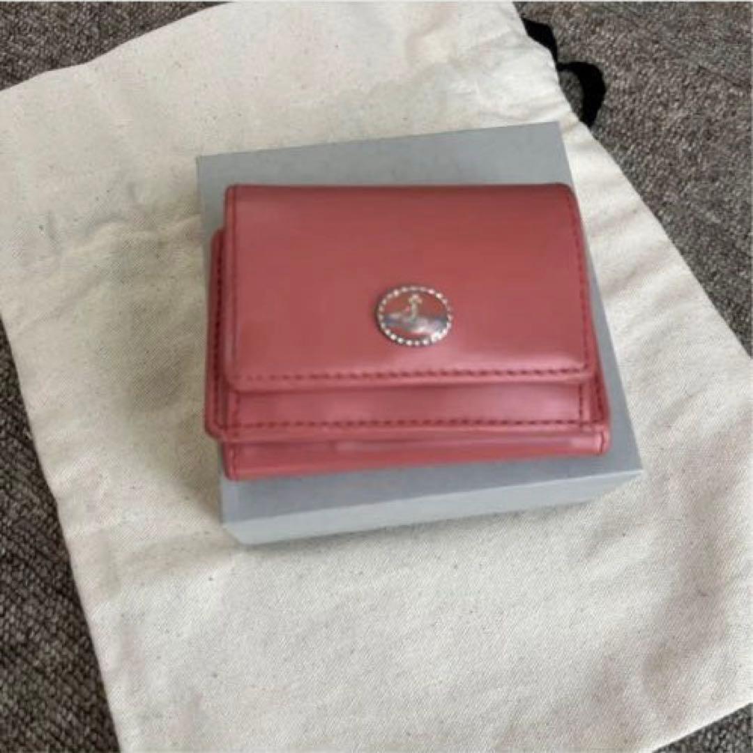 【日本限定】Vivienne Westwood ピンク 三つ折り財布