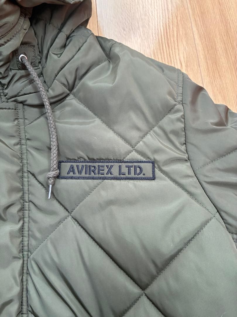 AVIREX LTD. キルティングジャケット オリーブ