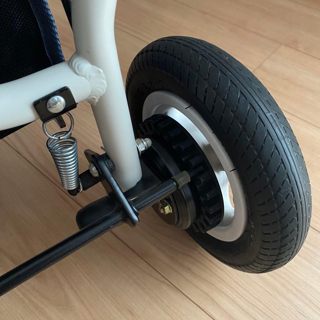 【美品】エアバギー ホワイト×ブラウン AIRBUGGY フレームのみ