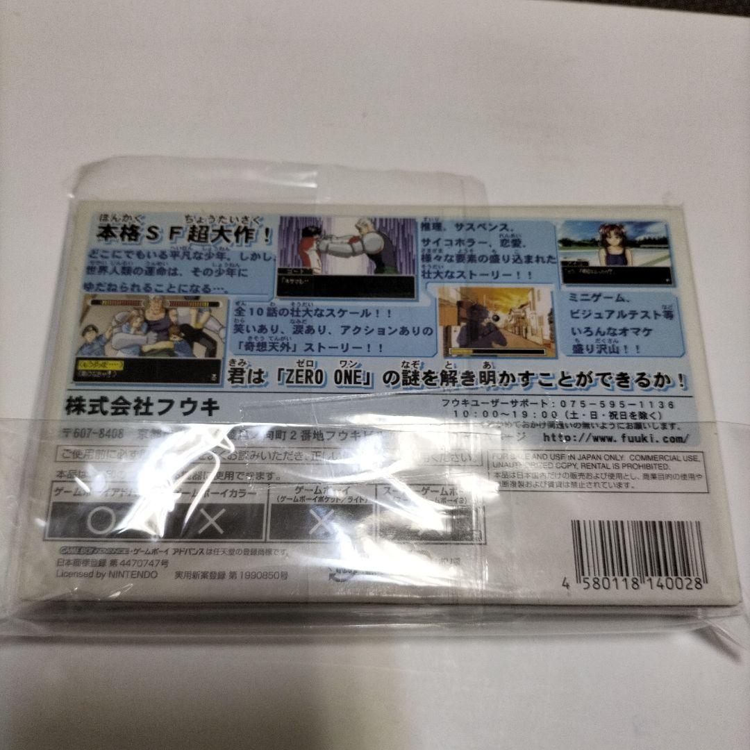 新品　GBA　 ゼロワン 　ZERO ONE　期間限定　ゲームボーイアドバンス