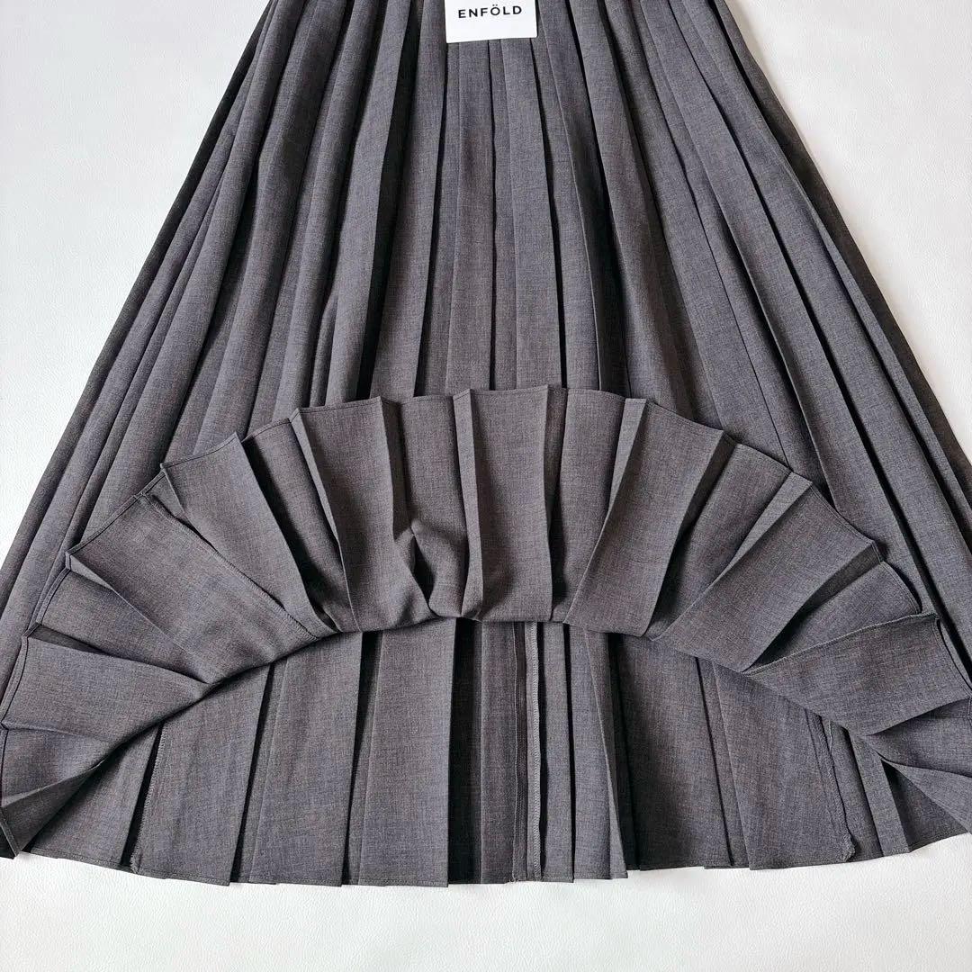タグ付き未使用品♡エンフォルド 23AW BOX-PLEATS SKIRT M