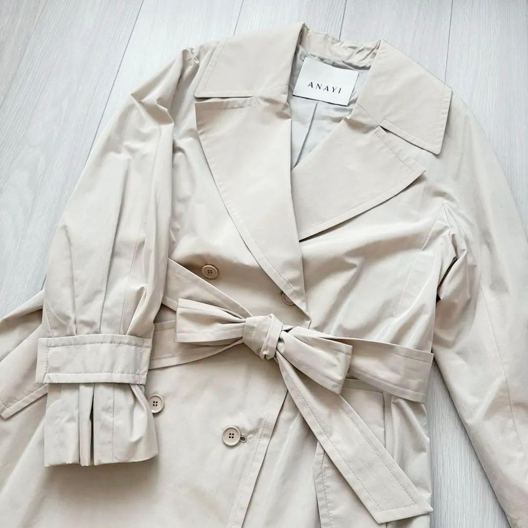 新品タグ付き♡ ANAYI アナイ ライトシャンタンドレスコート 36