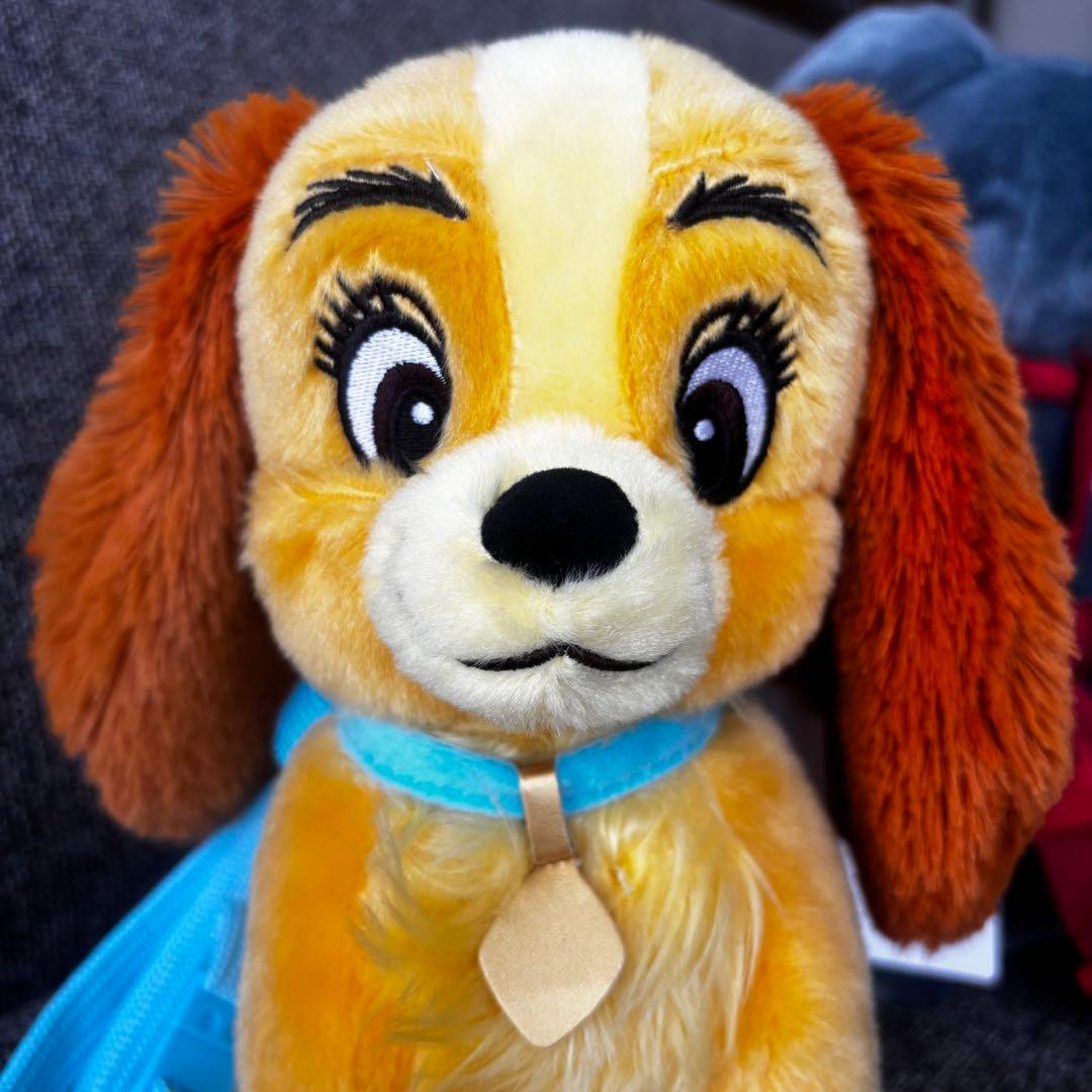 ディズニー　レディ　トランプ　ぬいぐるみショルダーバッグ　わんわん物語