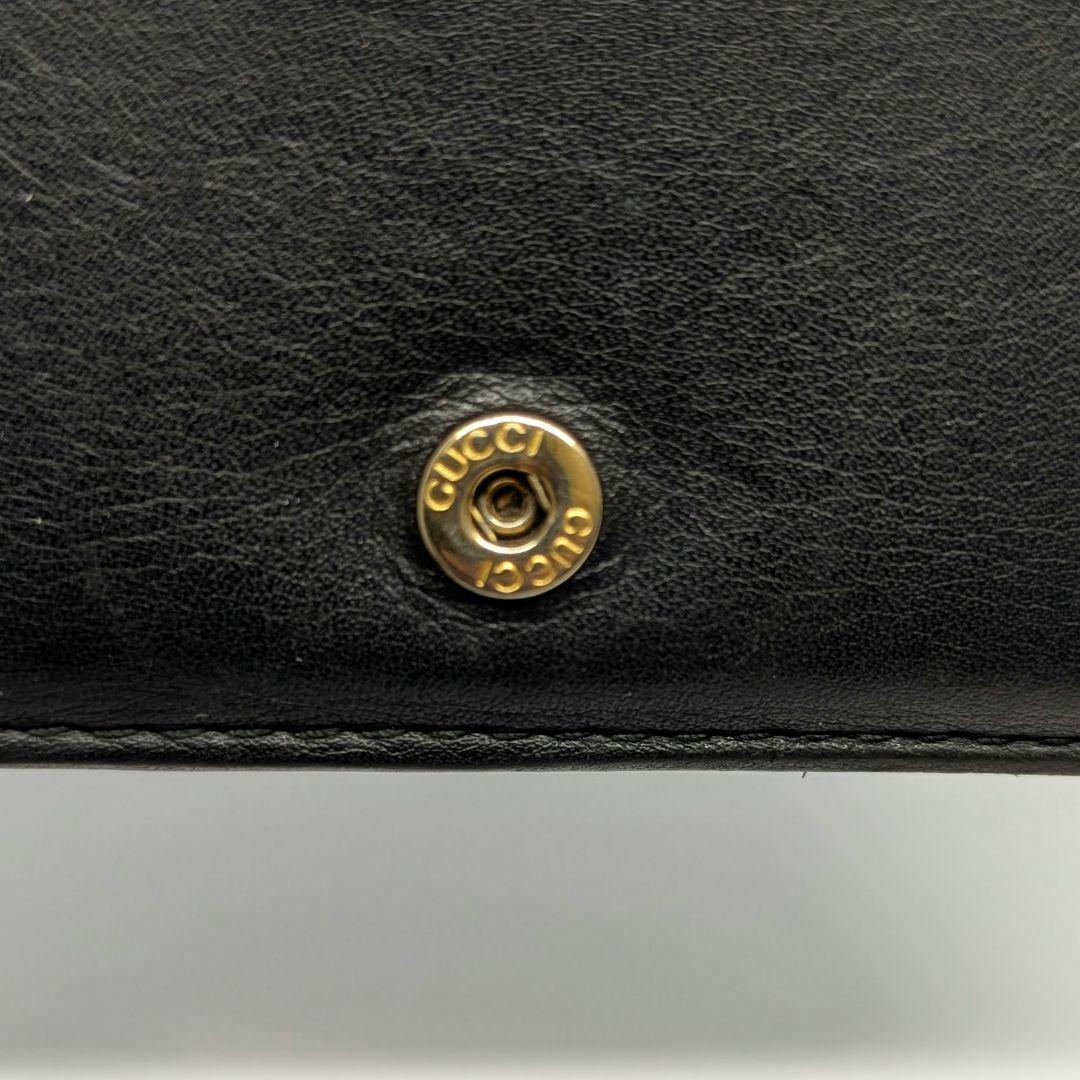 付属品✨️GUCCI 二つ折り財布 キルティング マーモントGG レザー 黒