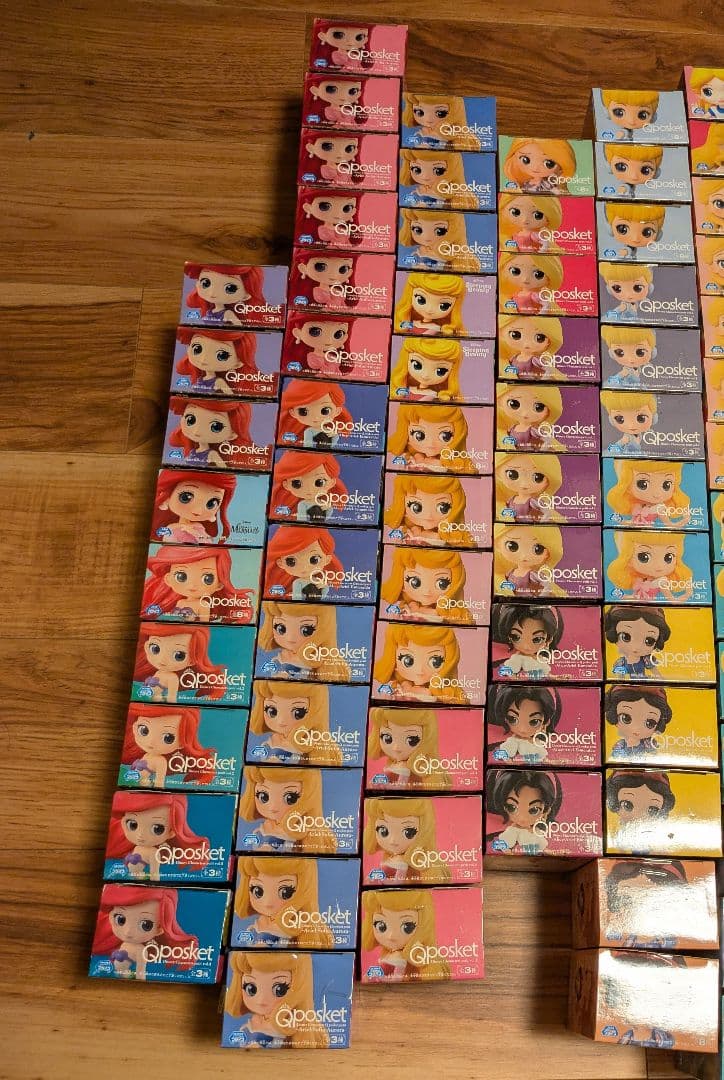 169個セット　Qposket petit ディズニープリンセス　フィギュア