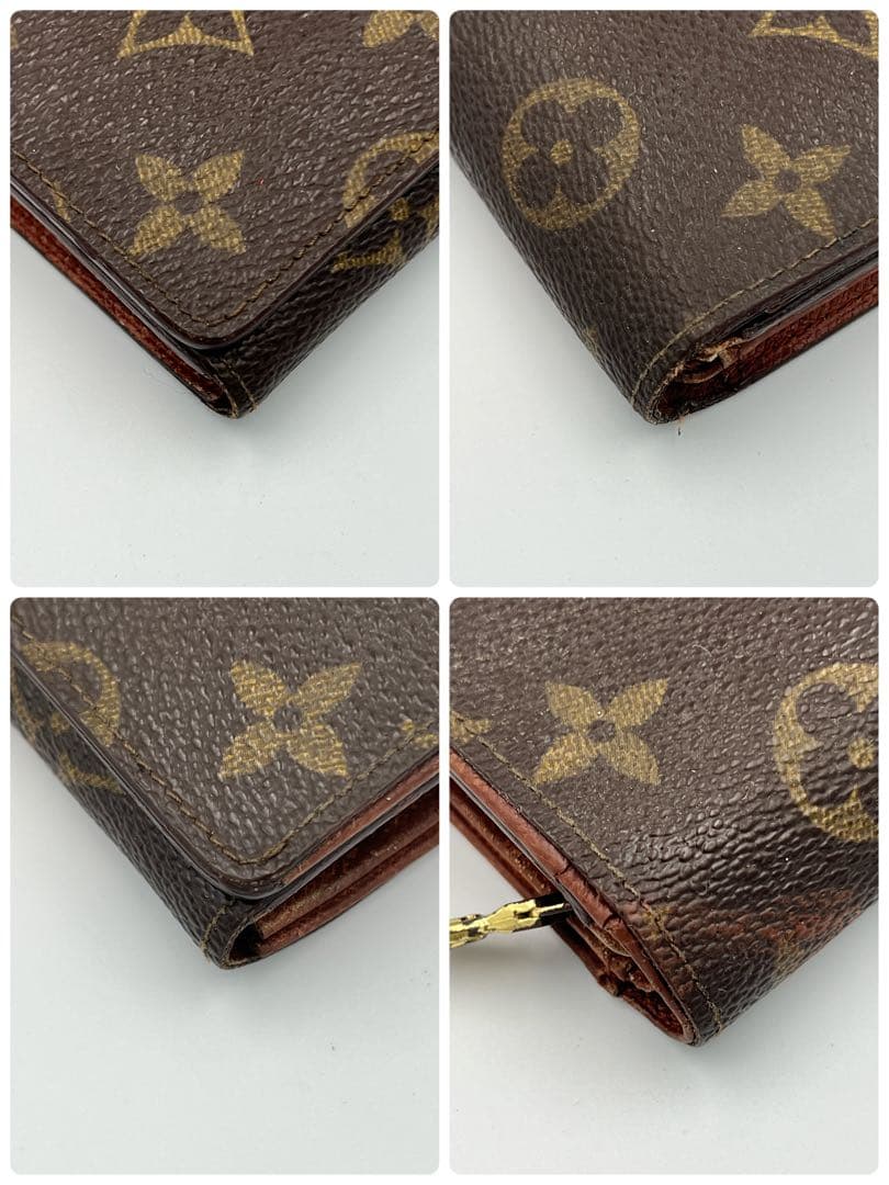 【美品】ルイヴィトン モノグラム ポルトモネ・ビエ トレゾール 二つ折り財布