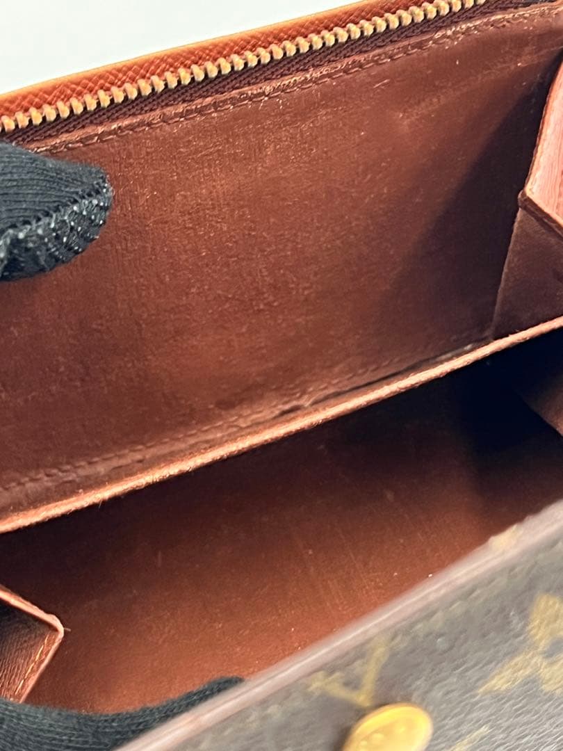 【美品】ルイヴィトン モノグラム ポルトモネ・ビエ トレゾール 二つ折り財布