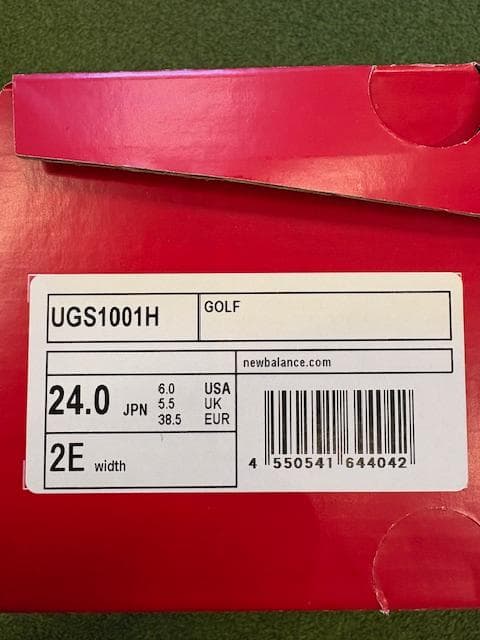 新品 New Balance スポーツシューズ グレー/ネイビー 24.0