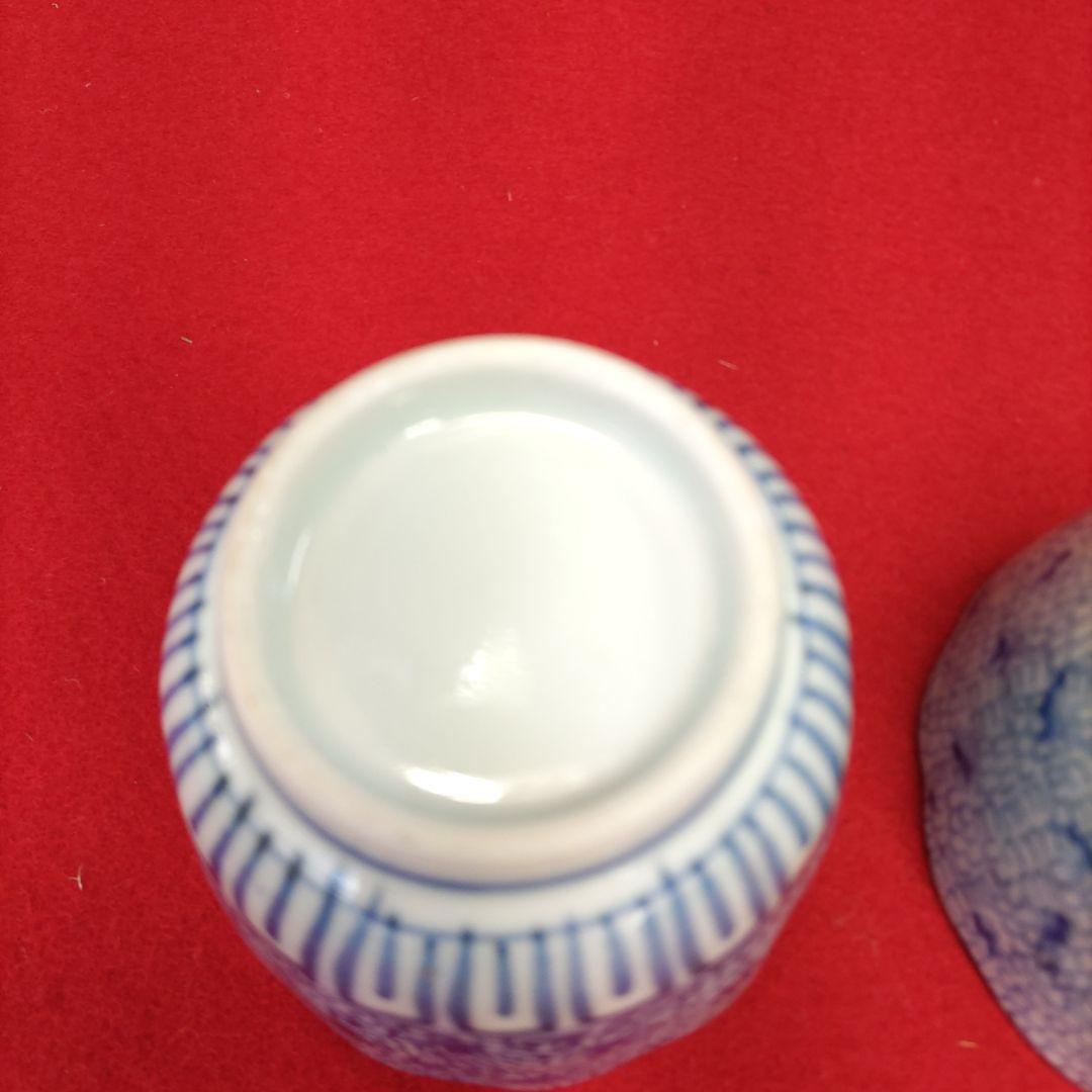 古伊万里　みじん唐草　蕎麦猪口　D437