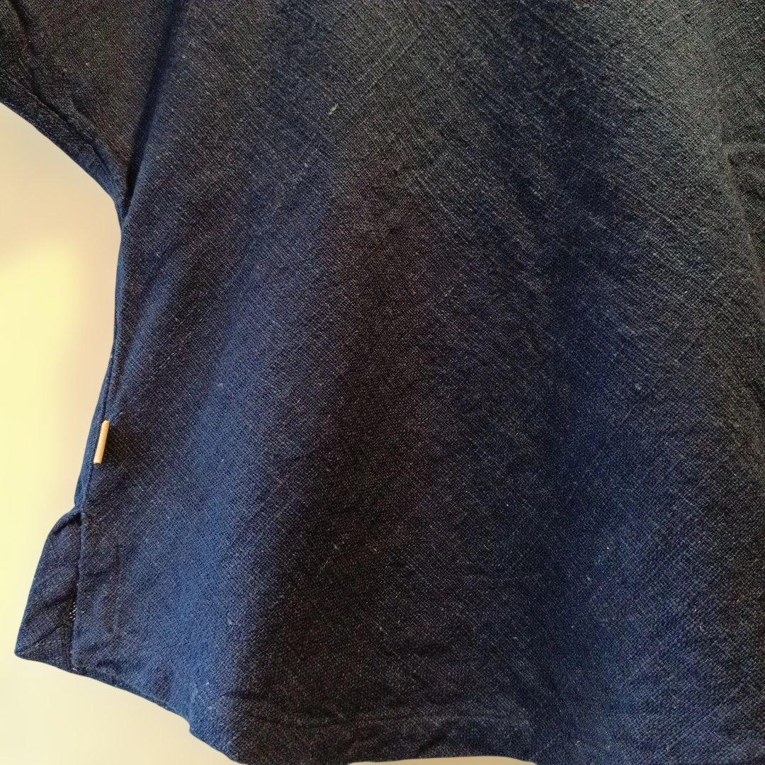 うさとの服　usatto　半袖カットソー　藍染