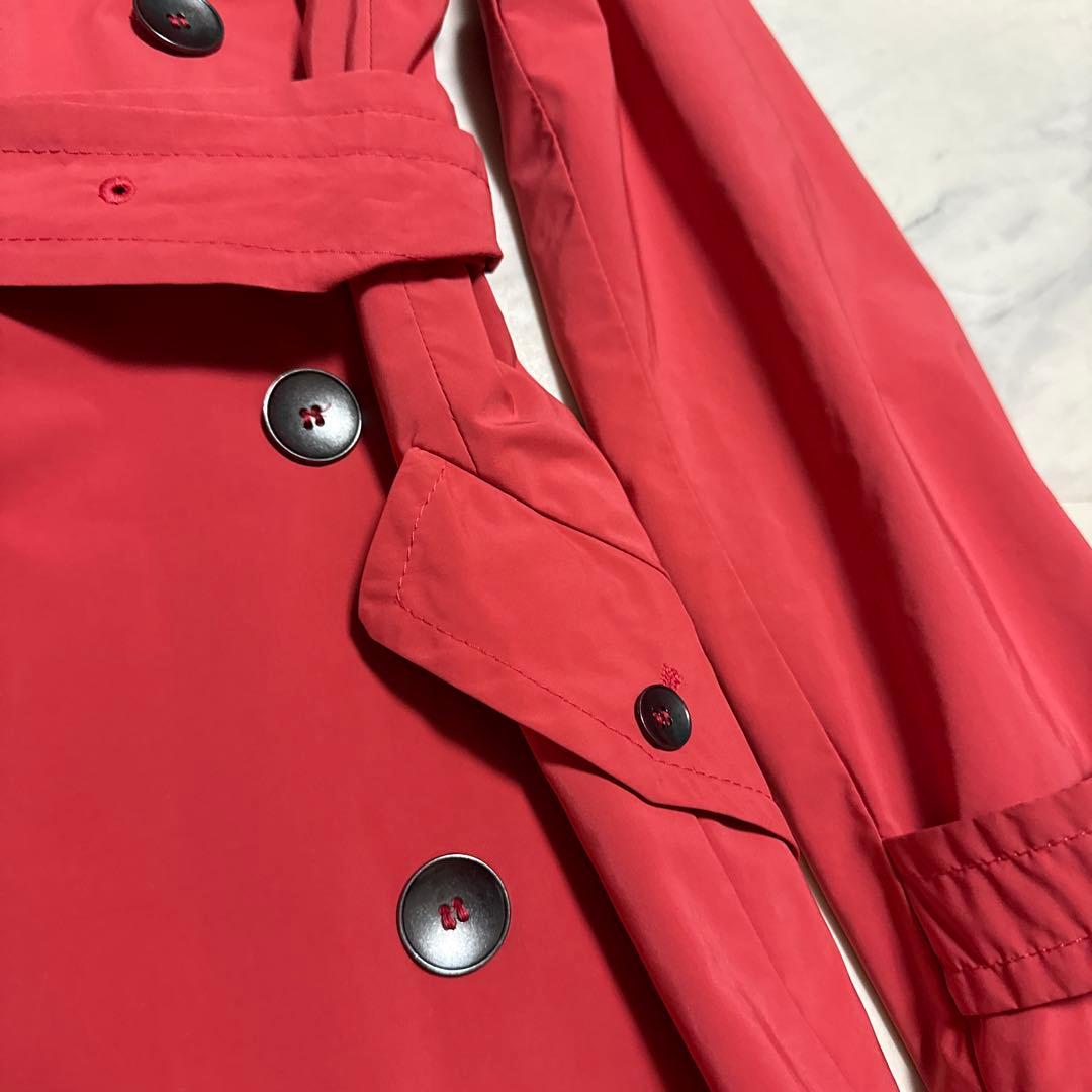 【極希少】Max Mara Studioレッド トレンチコート ダブルブレスト