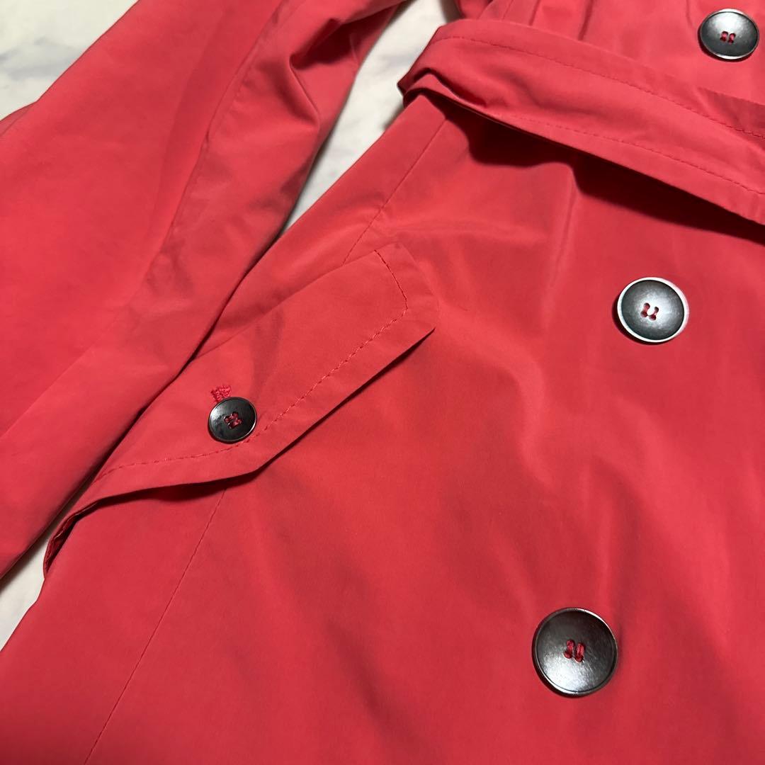【極希少】Max Mara Studioレッド トレンチコート ダブルブレスト