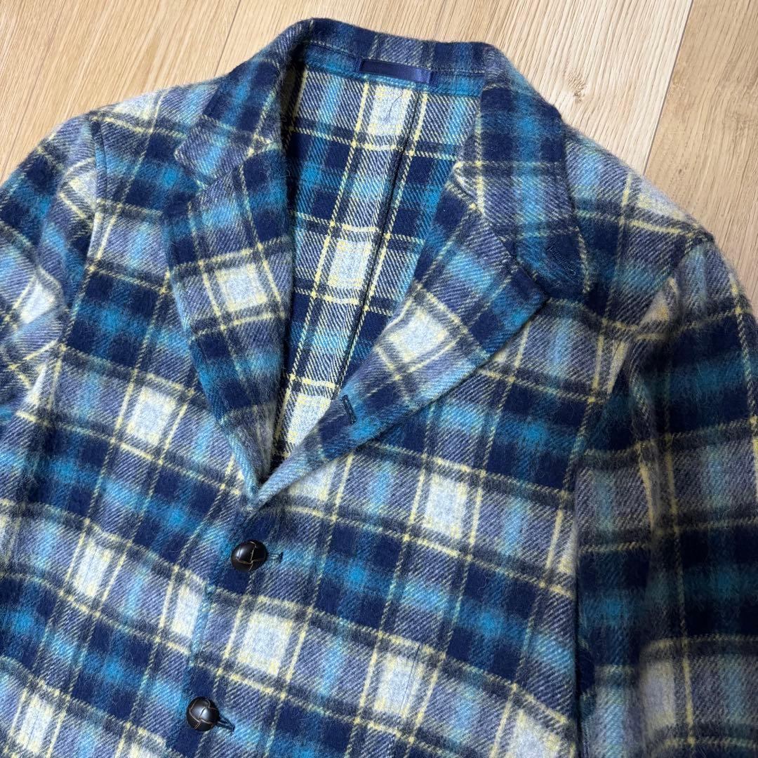 D.C.WHITE Burlington 46 BLUE ジャケット チェック