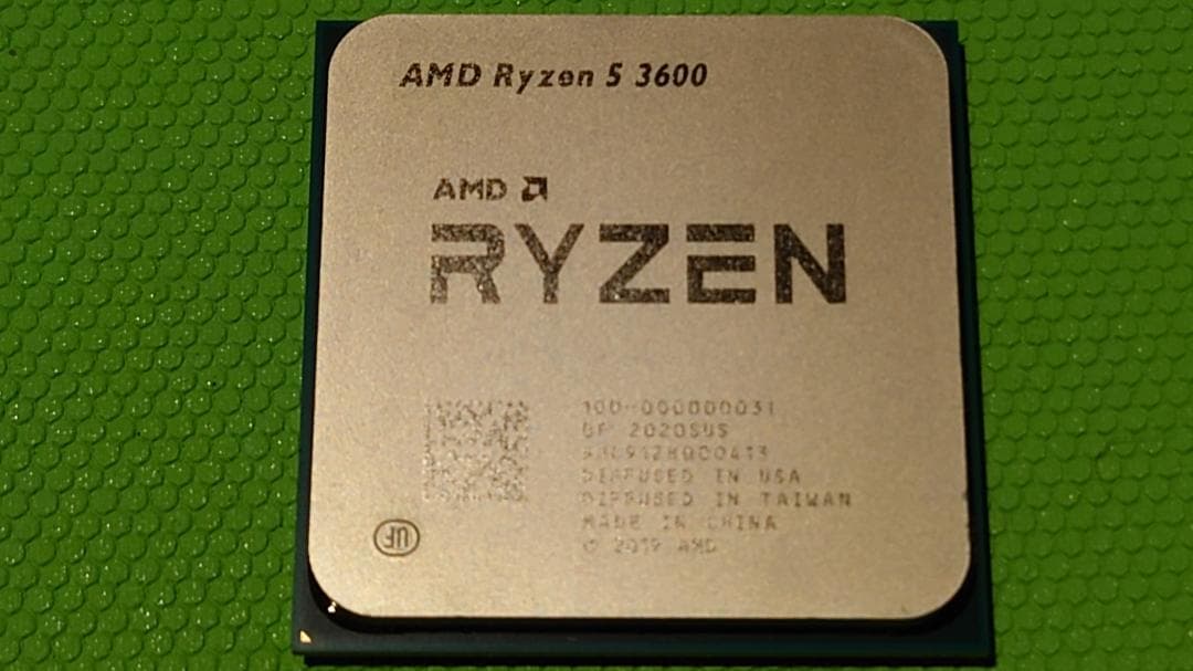 Ryzen5 3600 CPU AMD 6C12T AM4 純正クーラー未使用