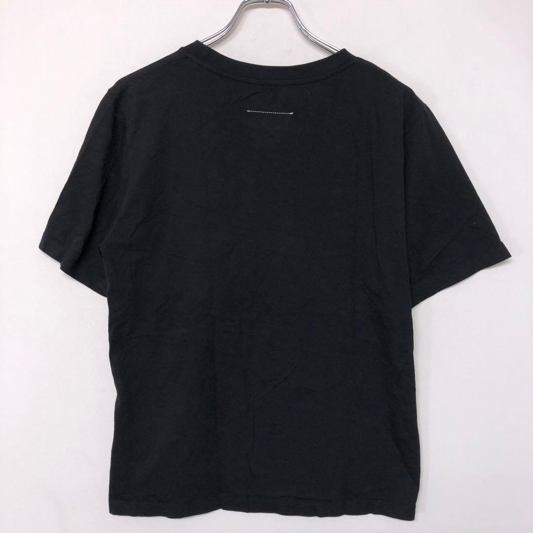 MM6 Maison Margiela デストロイ加工 ズームロゴ Tシャツ
