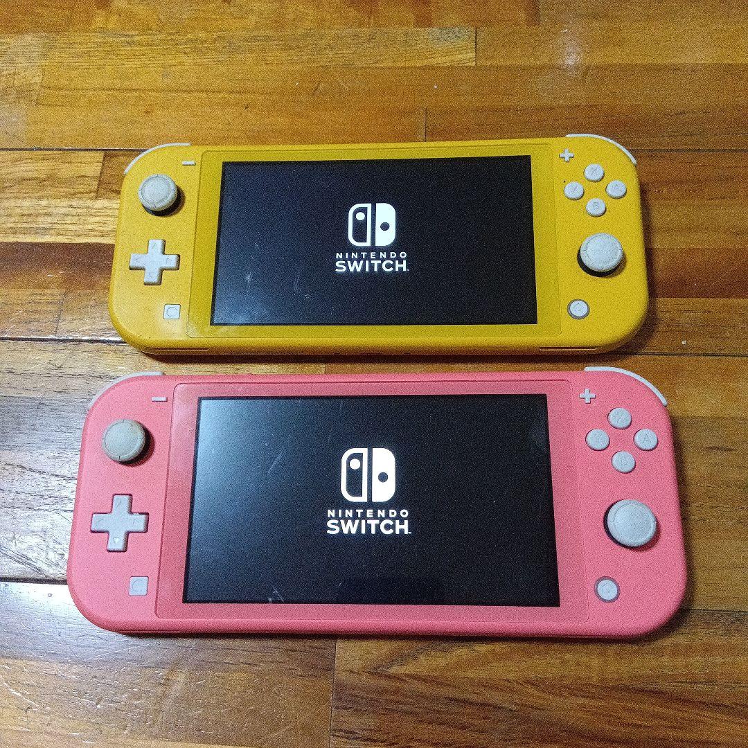 Switch　Lite　イエローとピンク　ソフト付き