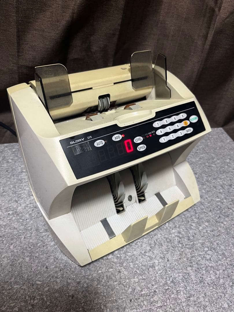 紙幣計数機　GLORY製　グローリー GFB-80G-E 動作確認済み