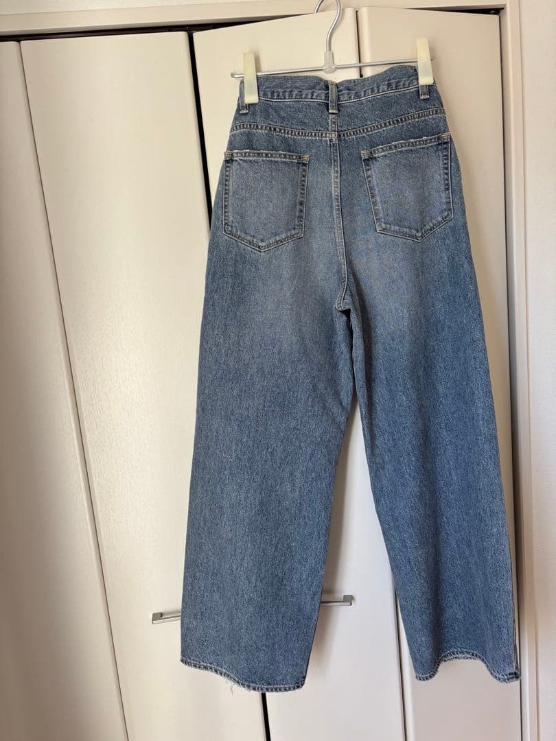 Plage RIAM WIDE DENIM 4 プラージュワイドデニム　38