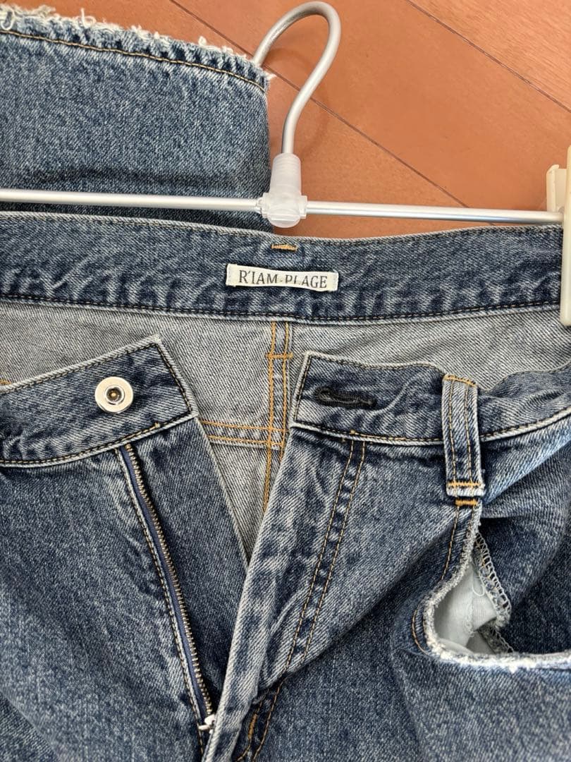 Plage RIAM WIDE DENIM 4 プラージュワイドデニム　38