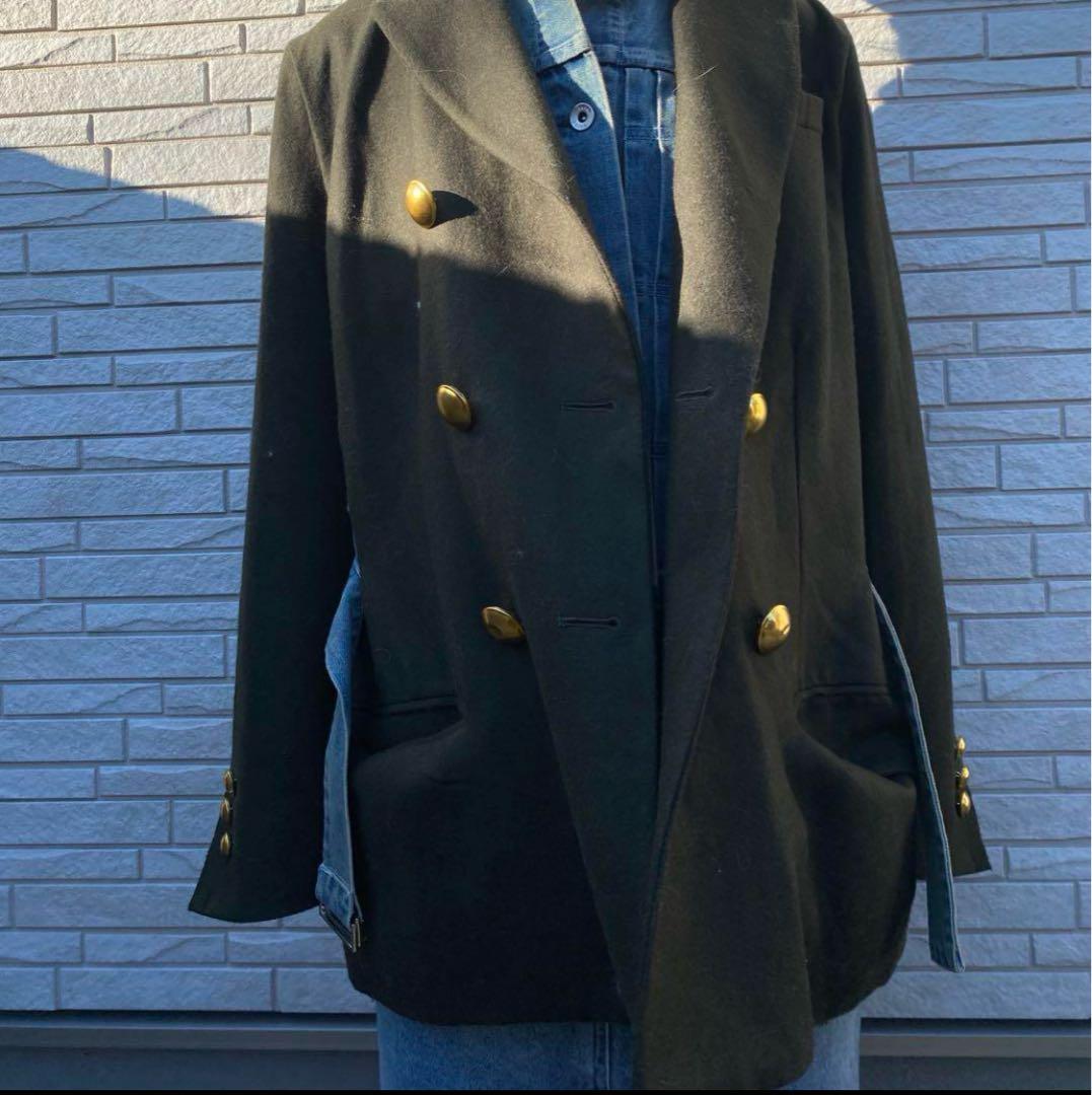 訳あり！sacai サンプル　ジャケット　デニム　ドッキング