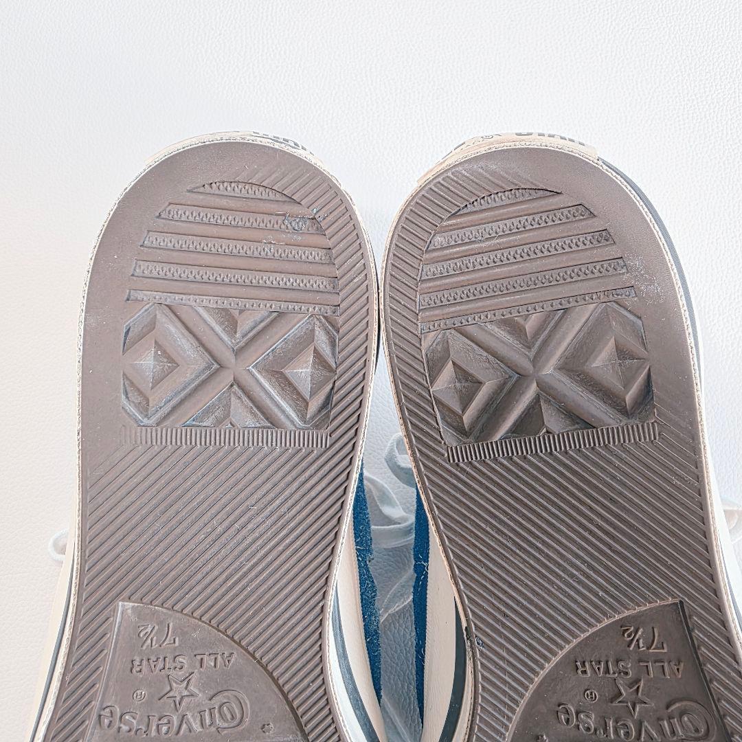 CONVERSE ワンスター スエード スニーカー ブルー 7.5