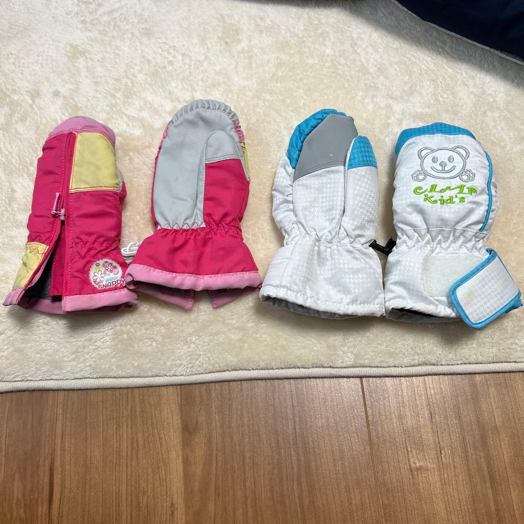 子ども用　スキーウェア　セット　スノーブーツ　手袋　帽子　110 120