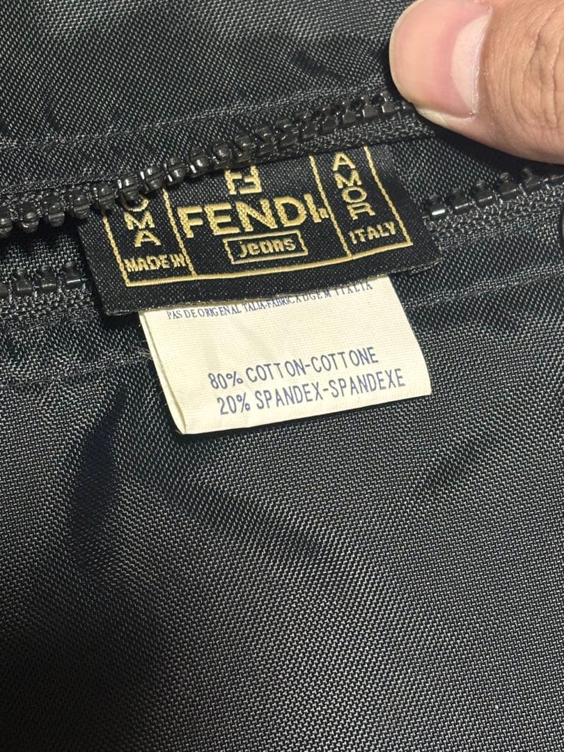 90s FENDI JEANS ズッカ柄 リバーシブルジャケット