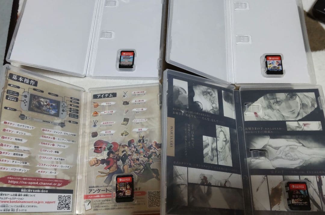 本日限定価格！ニンテンドースイッチ、ワンピース海賊無双含４むソフトセット