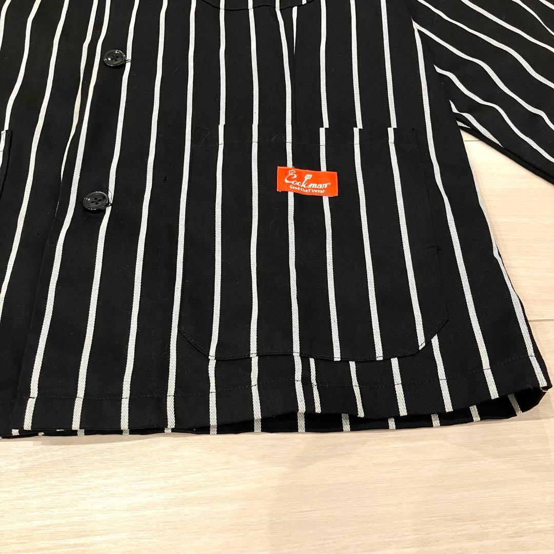 美品✨クックマン COOKMAN ラボジャケット カバーオール ストライプ L