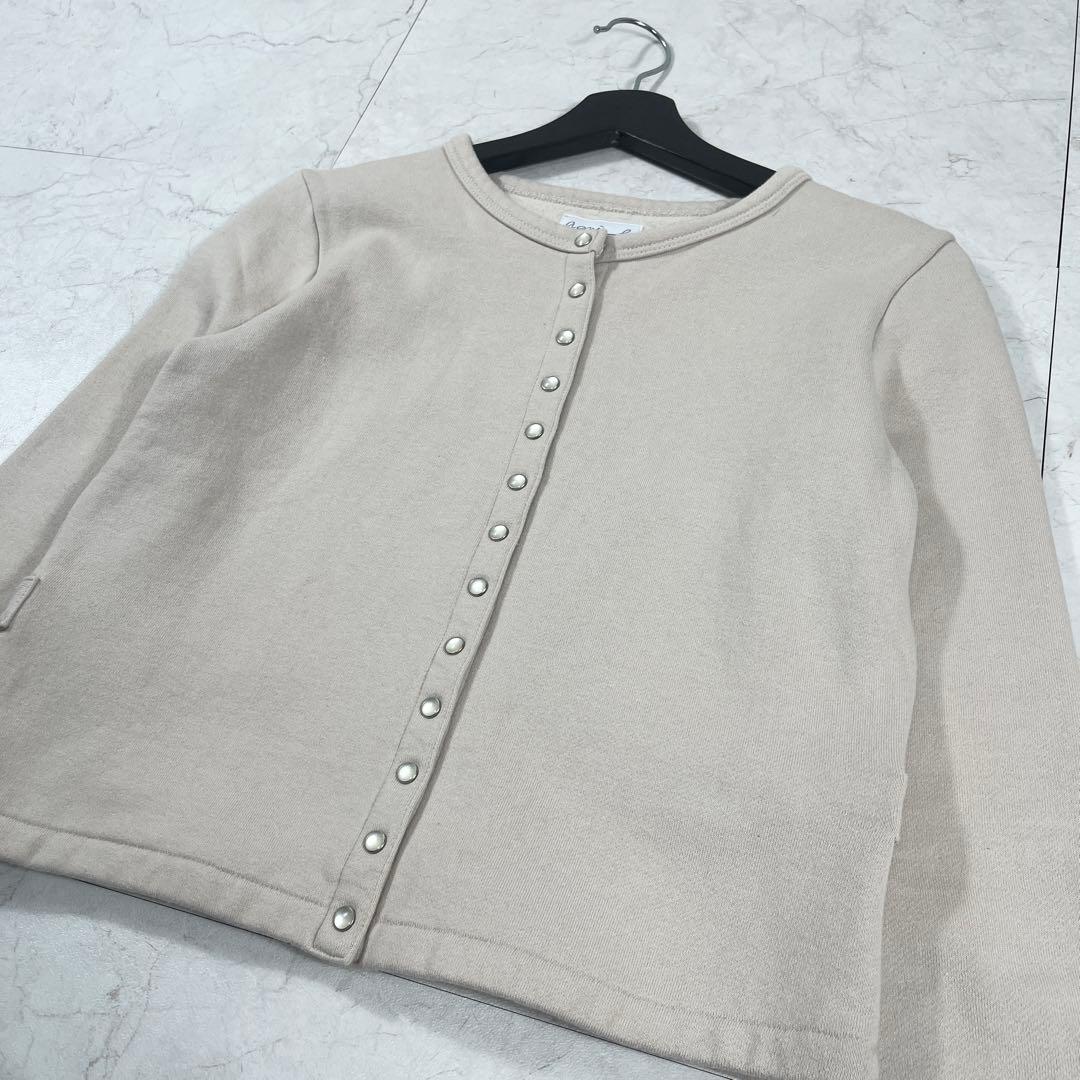 ✨美品 アニエスベー インプレッションカーディガン 裏起毛 希少カラー