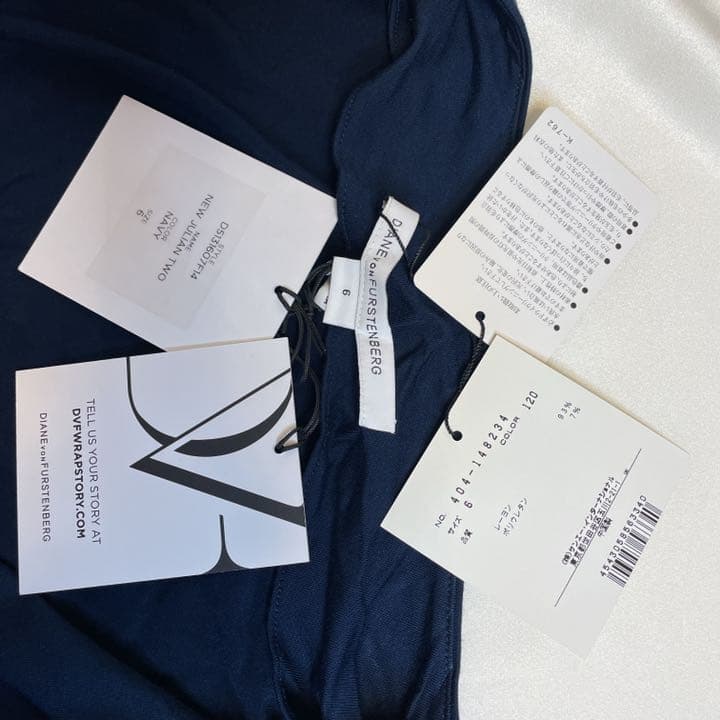 【未使用】DVF ダイアンフォンファステンバーグ ラップワンピース