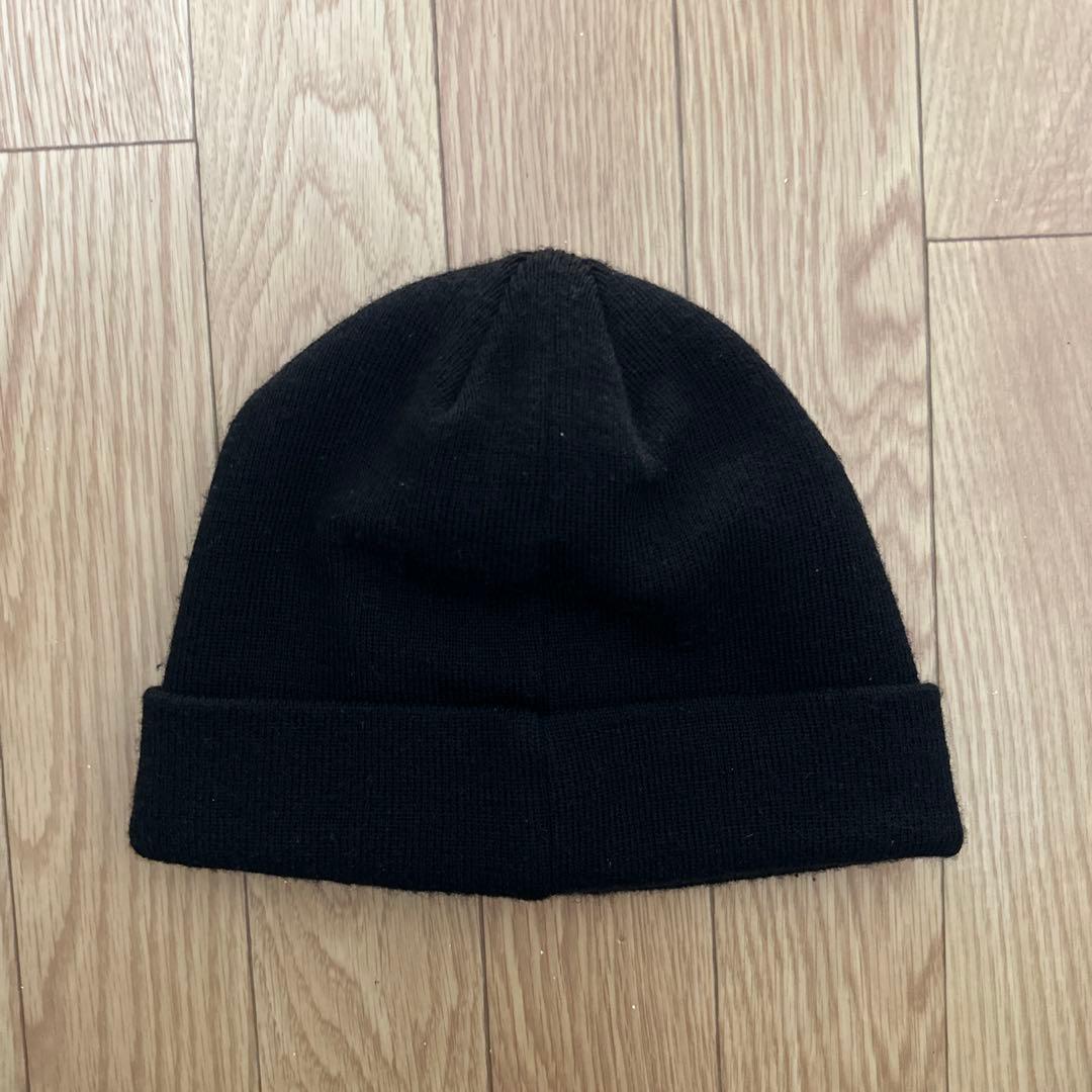 A BATHING APE 黒ニット帽・ビーニー、