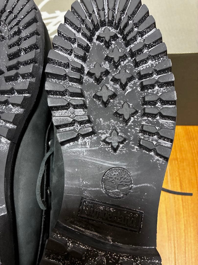 Timberland 3eye lug ブラック　ヌバック