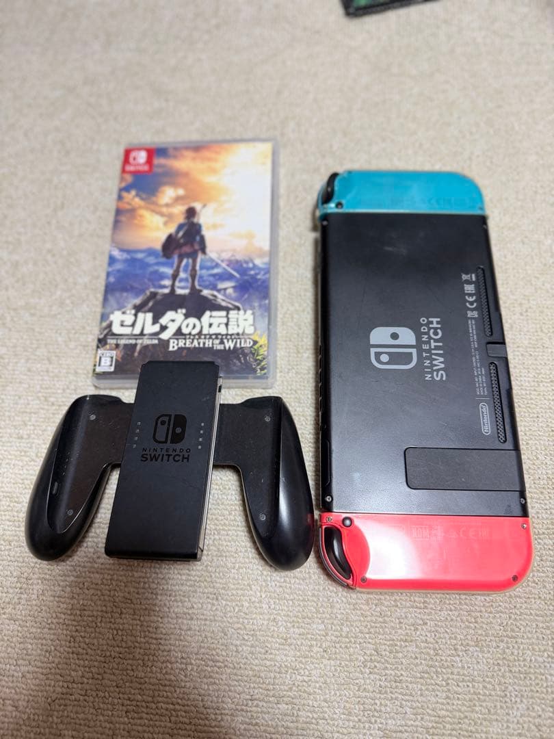 Nintendo Switch 本体 赤・青 ゼルダ付き