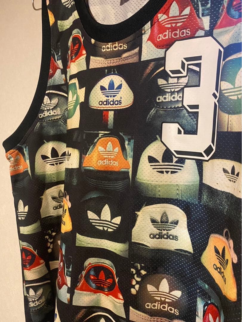 美品⭐︎adidas 即完売品シューズプリント タンクトップ