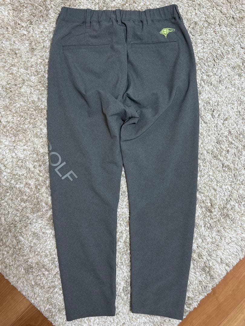 BEAMS GOLF シームレスロゴパンツ Sグレー