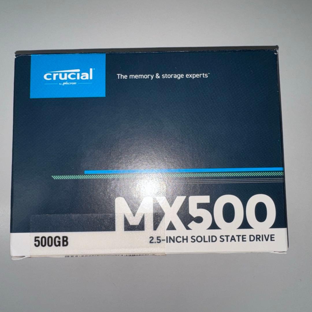 crucial MX500 500GB 2.5インチSSD　500G