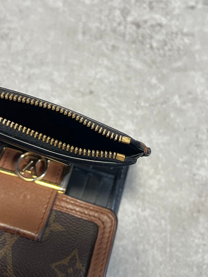 ルイヴィトン ポルトフォイユ・ドーフィーヌ コンパクト M68725 三つ折財布
