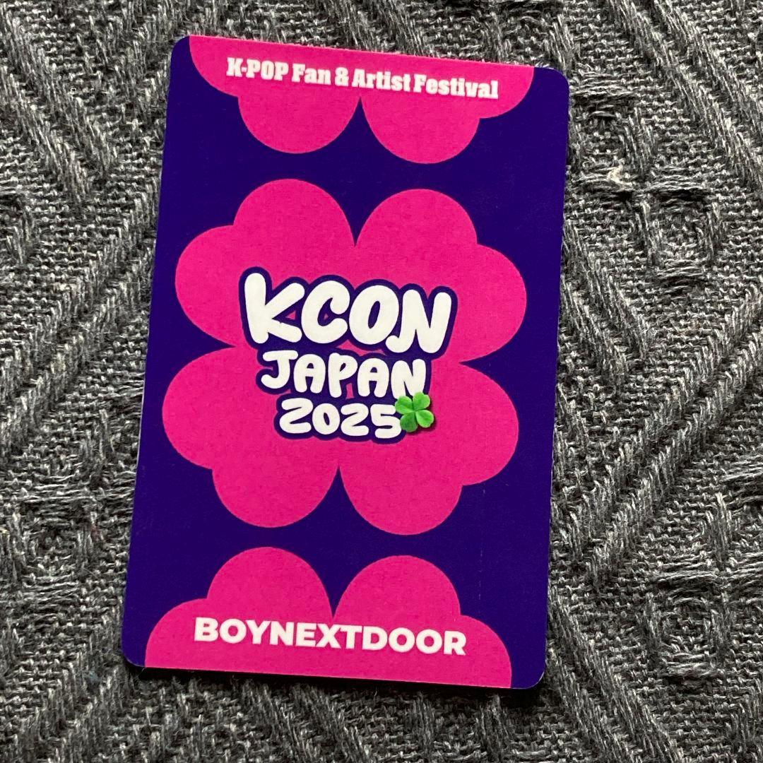 ジェヒョン BOYNEXTDOOR 2025 KCON JAPAN トレカ