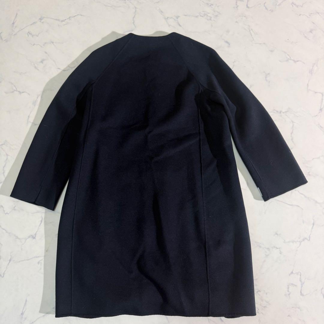 美品Max Mara TheCube クチートアマーノ　アンゴラノーカラーコート