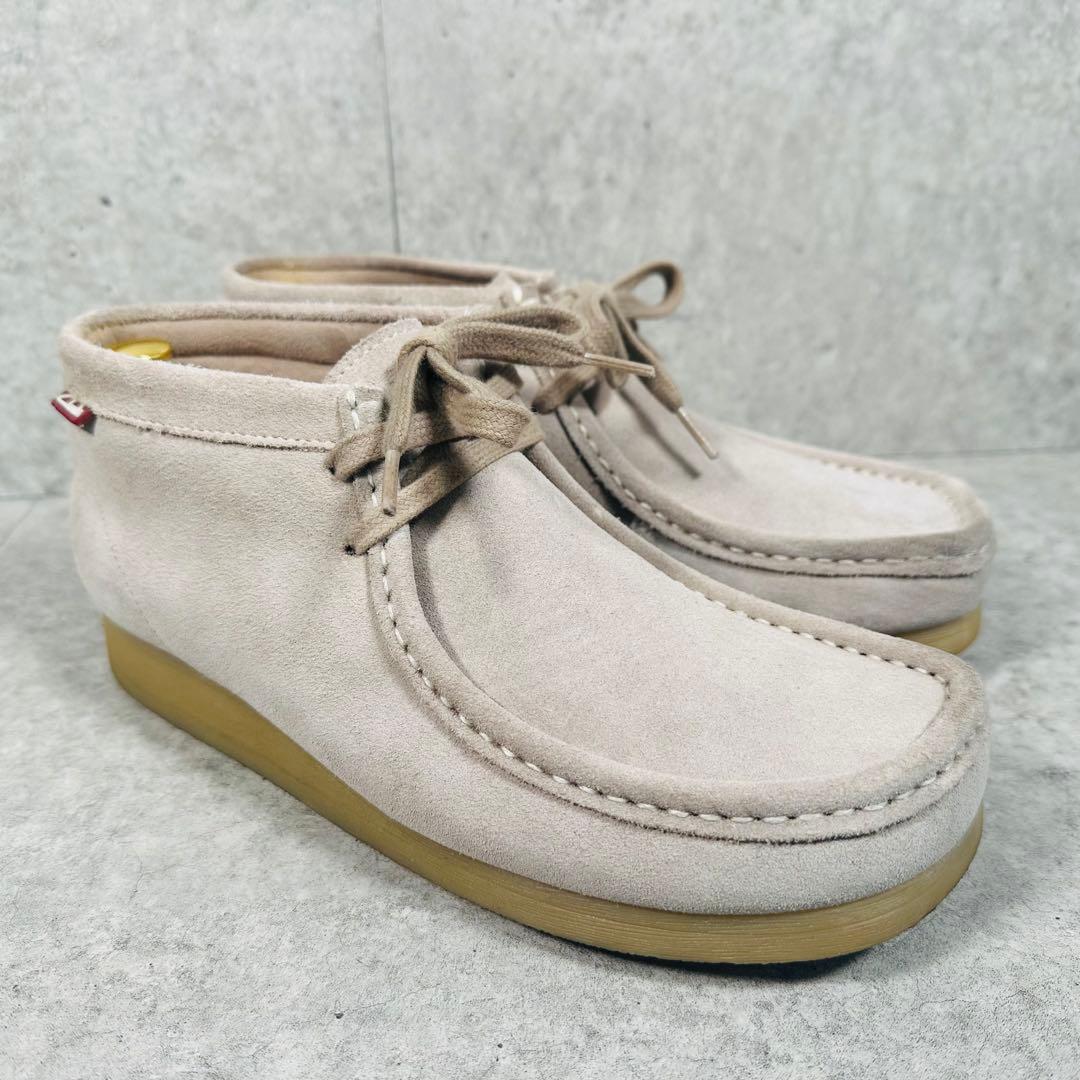 CLARKS クラークス ワラビー シューズ 革靴 ブーツ モカシン ベージュ