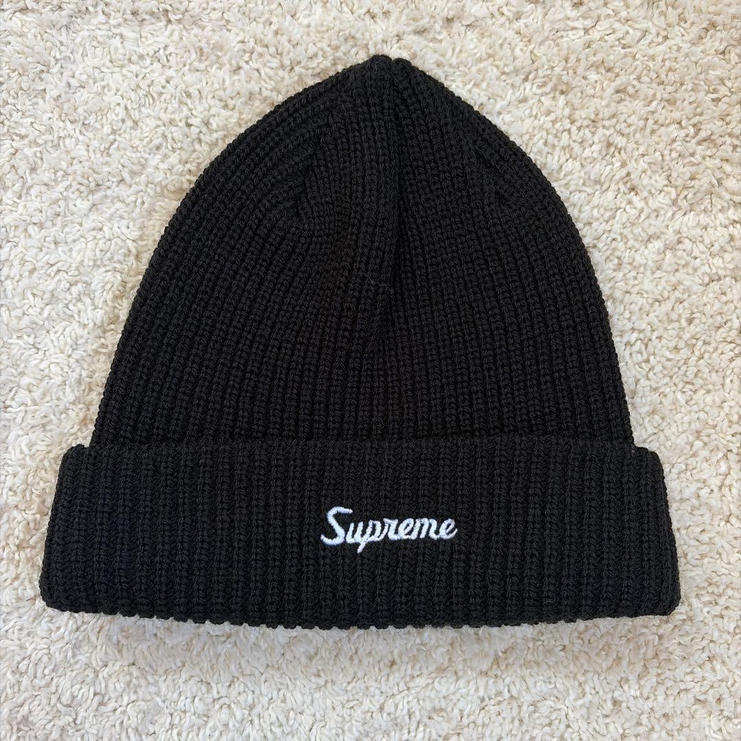 【本日限定値下げ】Supreme ニット帽 ブラック