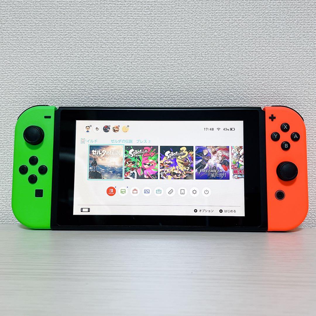 【ジャンク品】Nintendo Switch セットTV出力不安定・ドリフトあり