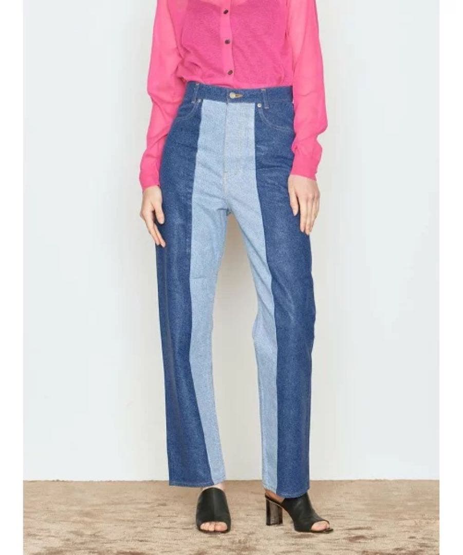 新品★ ストレート デニムパンツ ブラック AEWEN MATOPH¥26400