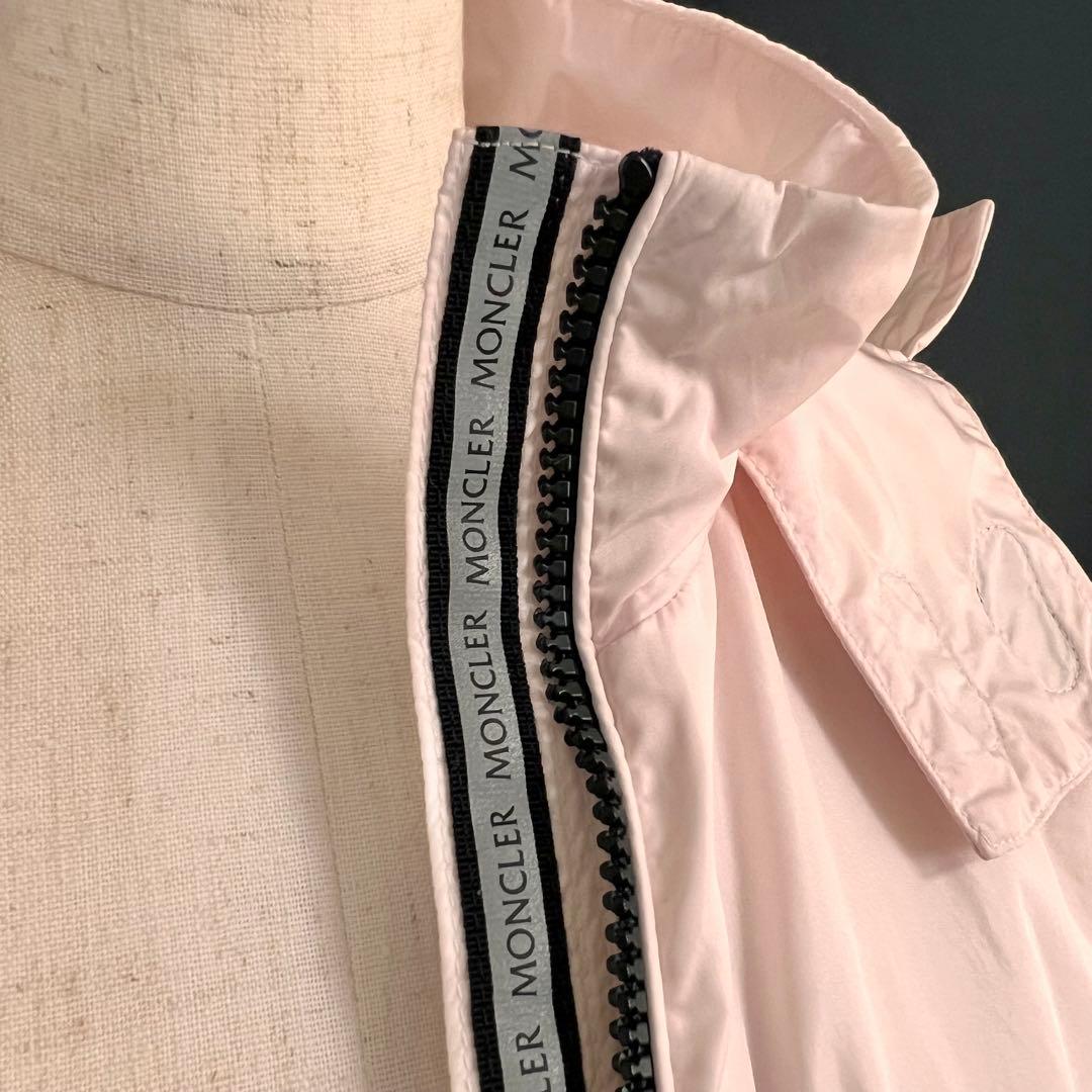 『美品』MONCLER MYRTILLE スプリングコート フリル ピンク S