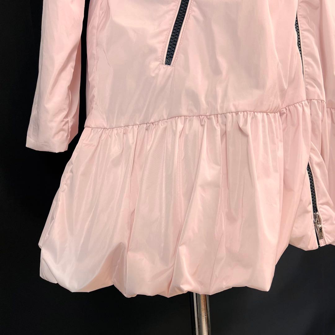 『美品』MONCLER MYRTILLE スプリングコート フリル ピンク S