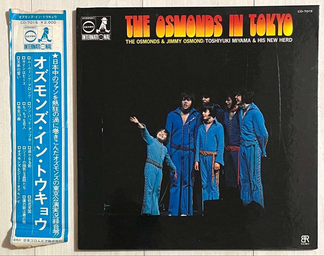 稀少LP☆オズモンズイントウキョウ ライブアルバム レコード 再生確認済