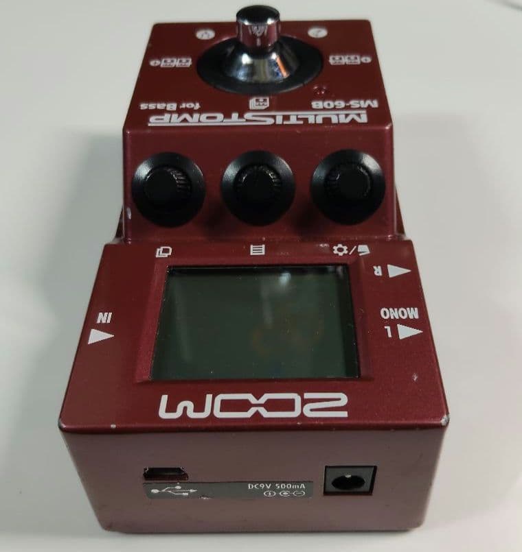 ZOOM MS-60B ベース用エフェクター 動作確認済 電池/USB/AC対応